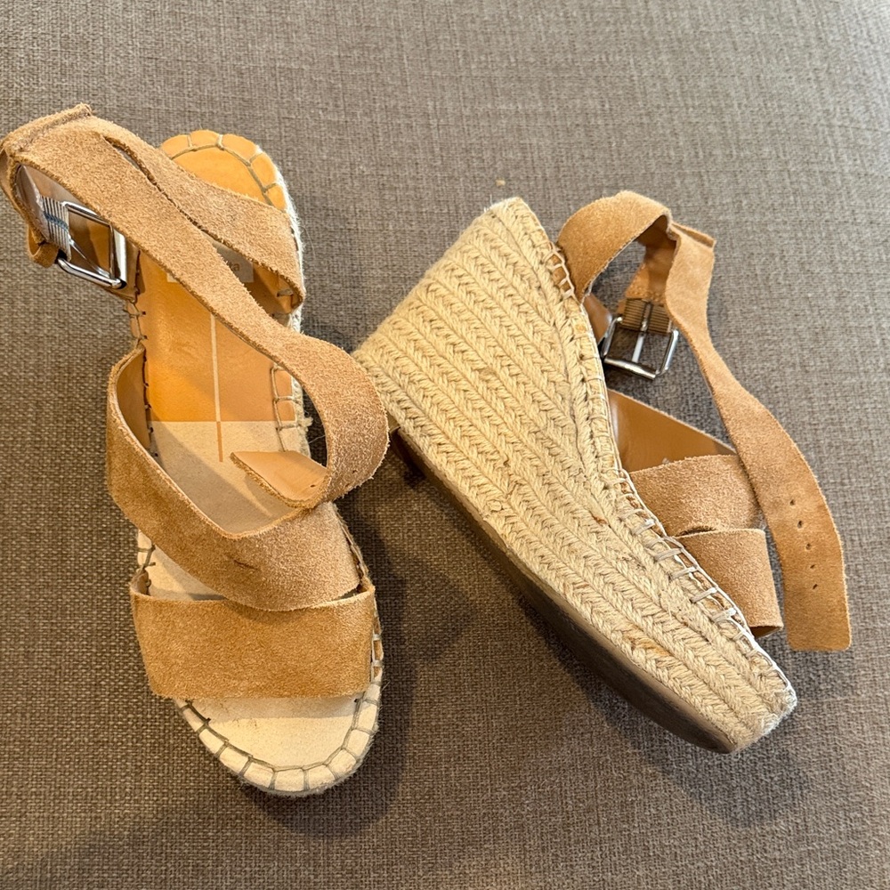 Dolce Vita Tan Wedge Sandals